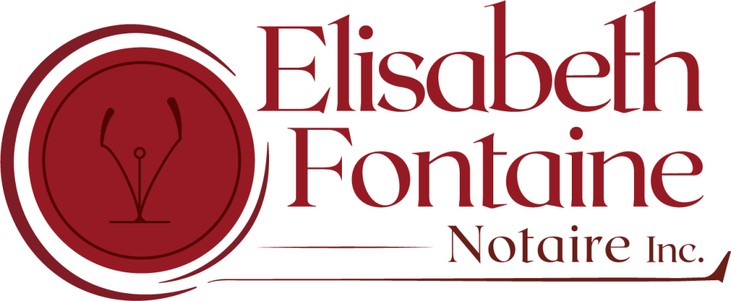 Logo Elisabeth Fontaine Notaire Inc